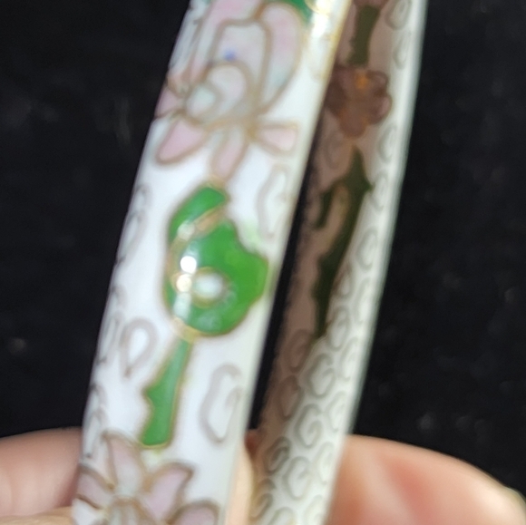 Vintage Cloisinée‎ bangle - Picture 6 of 8